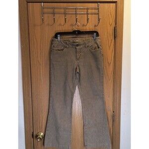 Eddie Bauer Corduroy Pants Womens 6 Petite Flare Bootcut Tan Low Rise 31x28
